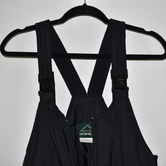 Kocal Men's New Black Snowsuit Overalls Size Small - Picture 6 of 9